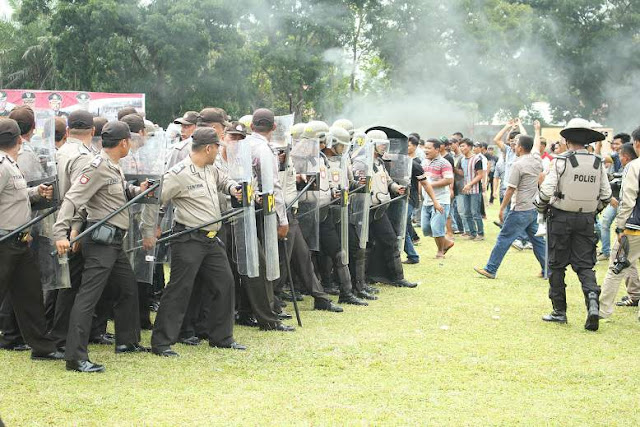 Polres Simalungun Lakukan Simulasi Sispam Pilkada 2018