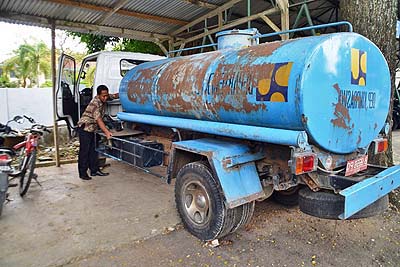 Goa Sentono Truk Tangki Air Bersih  disiapkan Pemkab Blora 