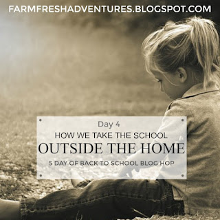 Taking School Outside The Home {Back to School Blog Hop}