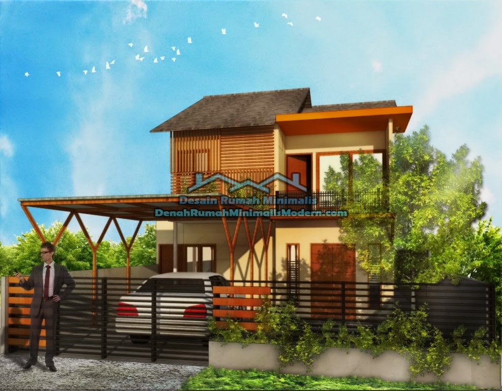  Desain  Rumah  Minimalis  2  Lantai  Mungil  Gambar Foto  