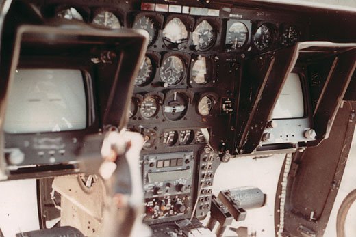 Hughes 500P Cockpit