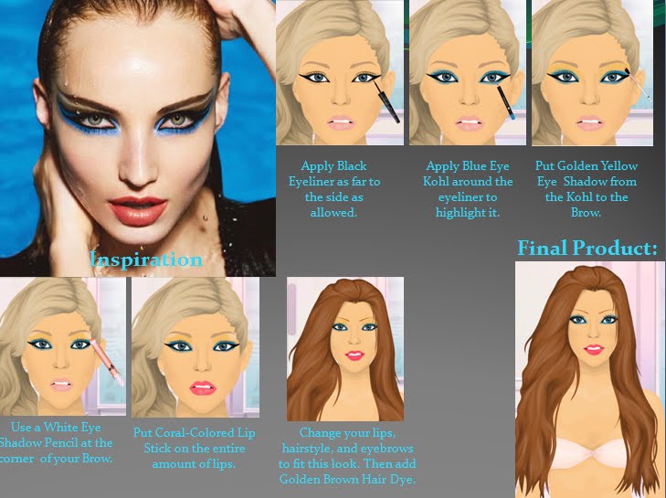 how to do exotic makeup. I found this exotic make up