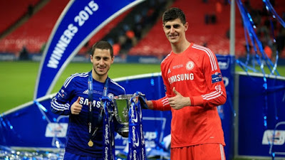 COURTOIS HARAP HAZARD BERMAIN DI REAL MADRID BERSAMAN NYA