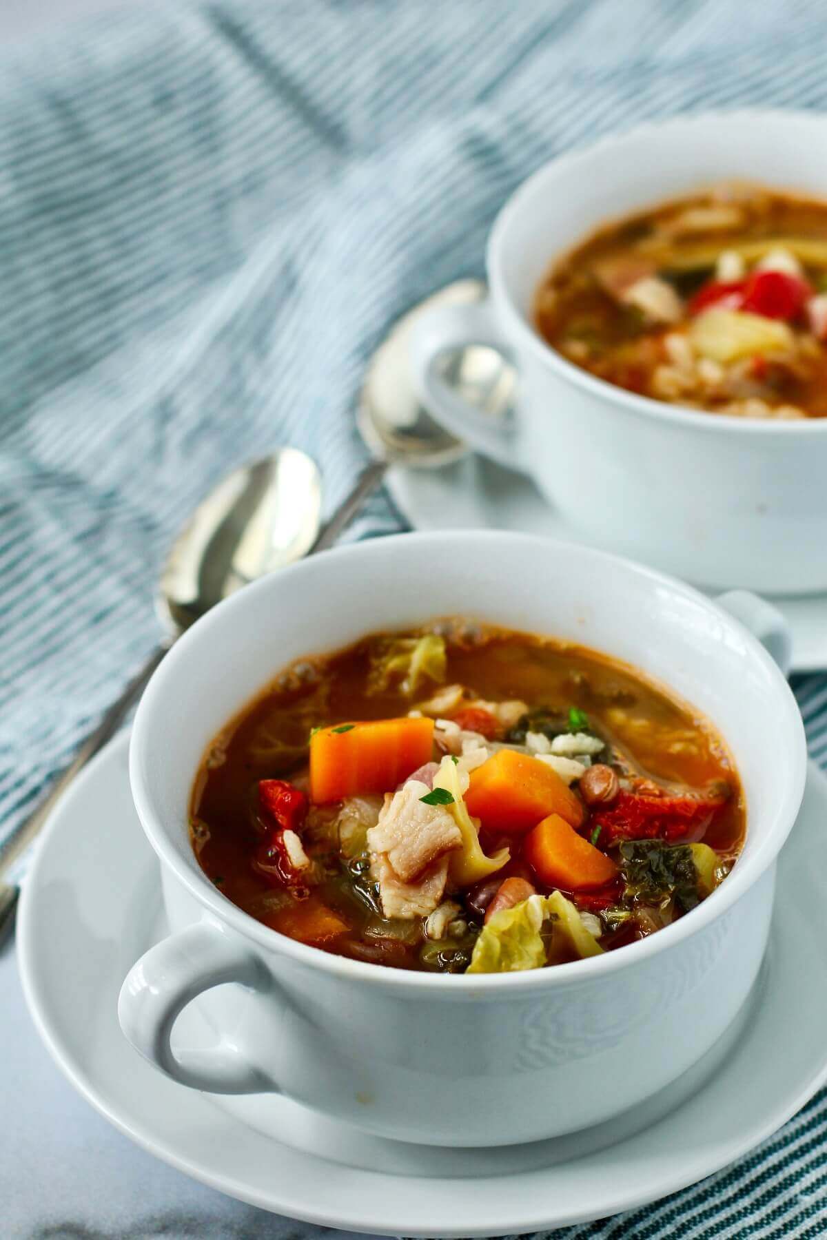 Ticinese Minestrone soup