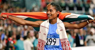 Hima Das wins gold in 400m race, 5th in a month