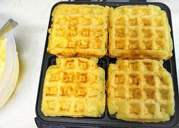 Cassava with Mojo Waffles in a square Waffle Maker (Whole30, AIP, Vegan).jpg