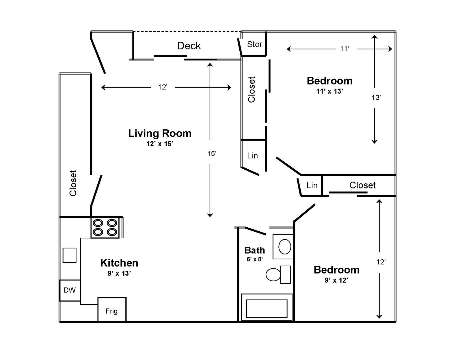 L Shaped Studio Apartment Design Ideas