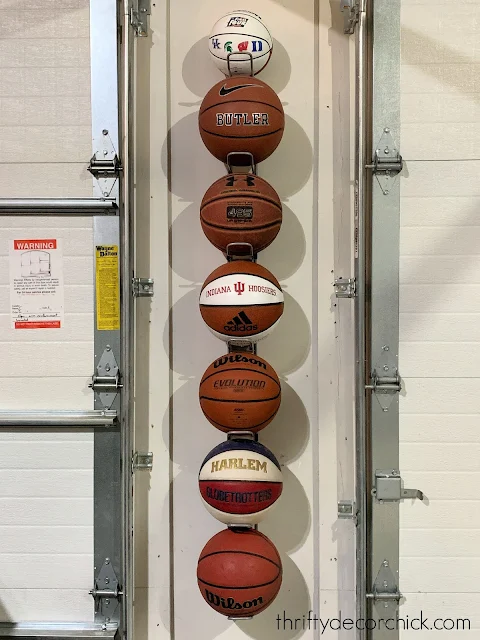 skinny basketball hanger