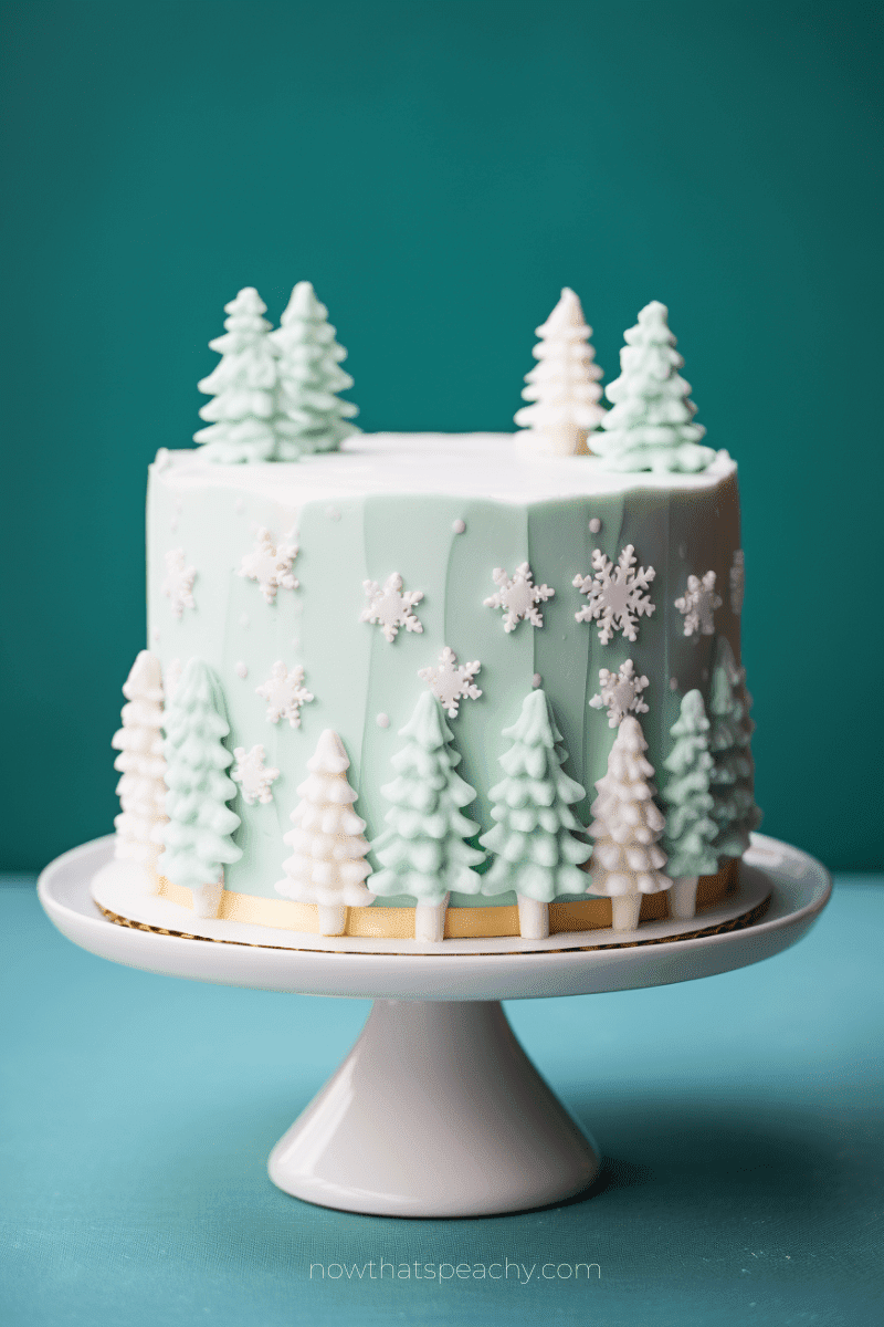 Christmas Cake with 'Frosticle' Icing