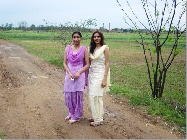 Desi Girl Touring in Village