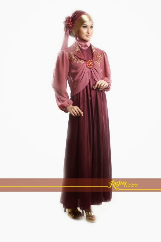 Foto Gambar Desain  Baju  Gaun Muslim  Wanita yang Murah  