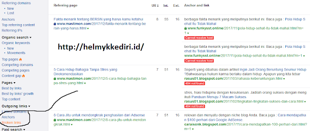 Memperbaiki backlink1