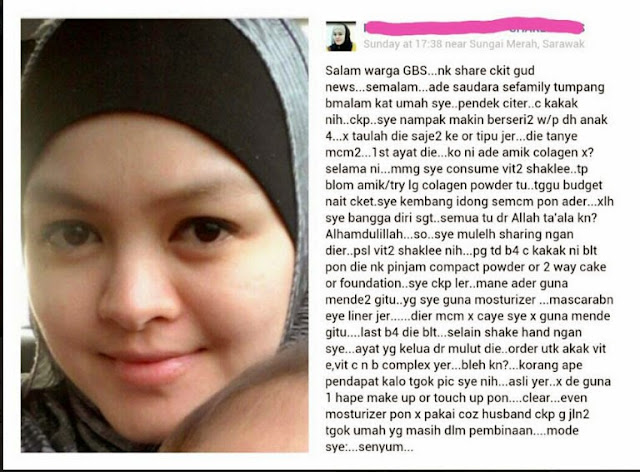 testimoni kulit cantik dengan vitamin c shaklee