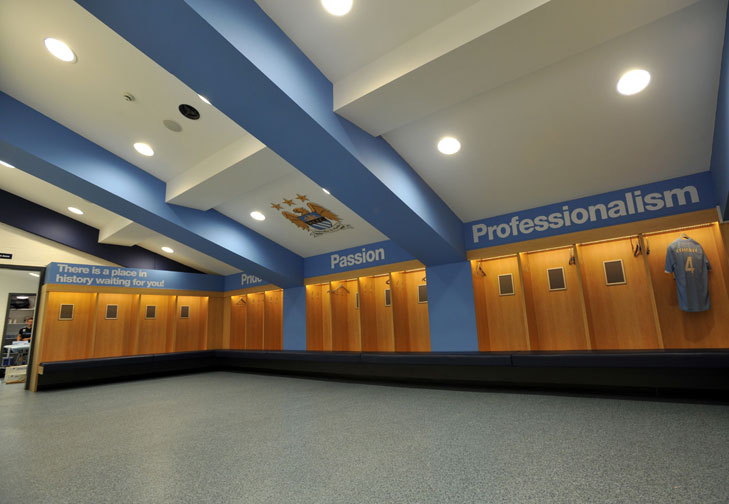 Manchester City Dressing Room