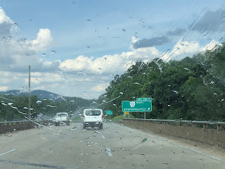I-64 at its exit for VA-20 Northbound south of Charlottesville.