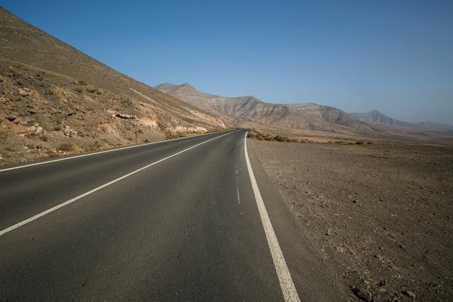 Strada per Puertito Los Molinos-Fuerteventura