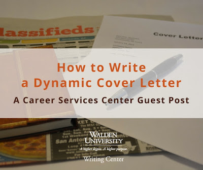 How  to Write a Dynamic Cover Letter | Walden University Writing Center Blog