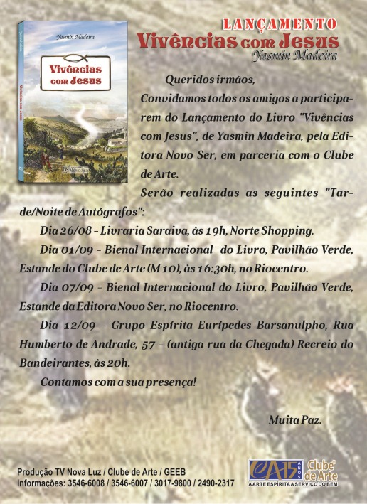 Convite Livro Yasmin