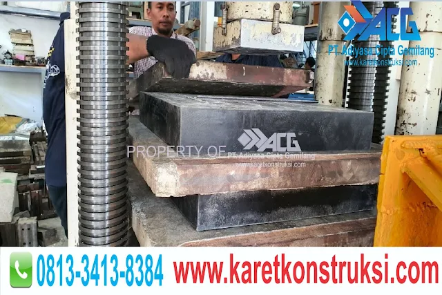 Tempat Produksi Karet untuk Dudukan Girder Biak - Provinsi Papua