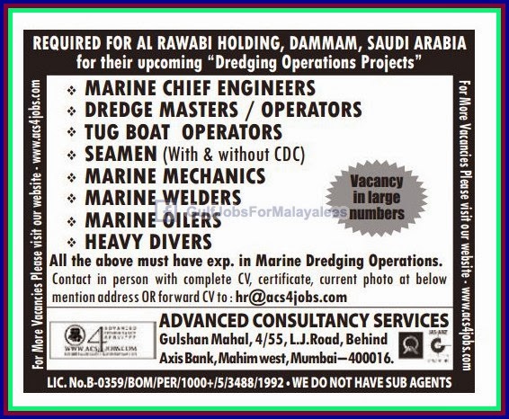 Large Vacancies for Damam KSA