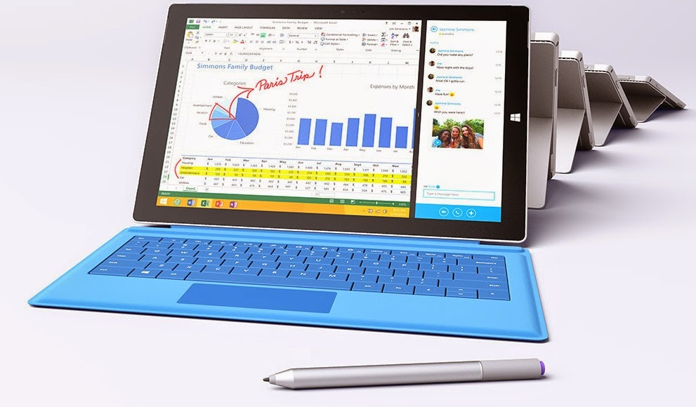 surface pro 3 and surface pro 3 pen