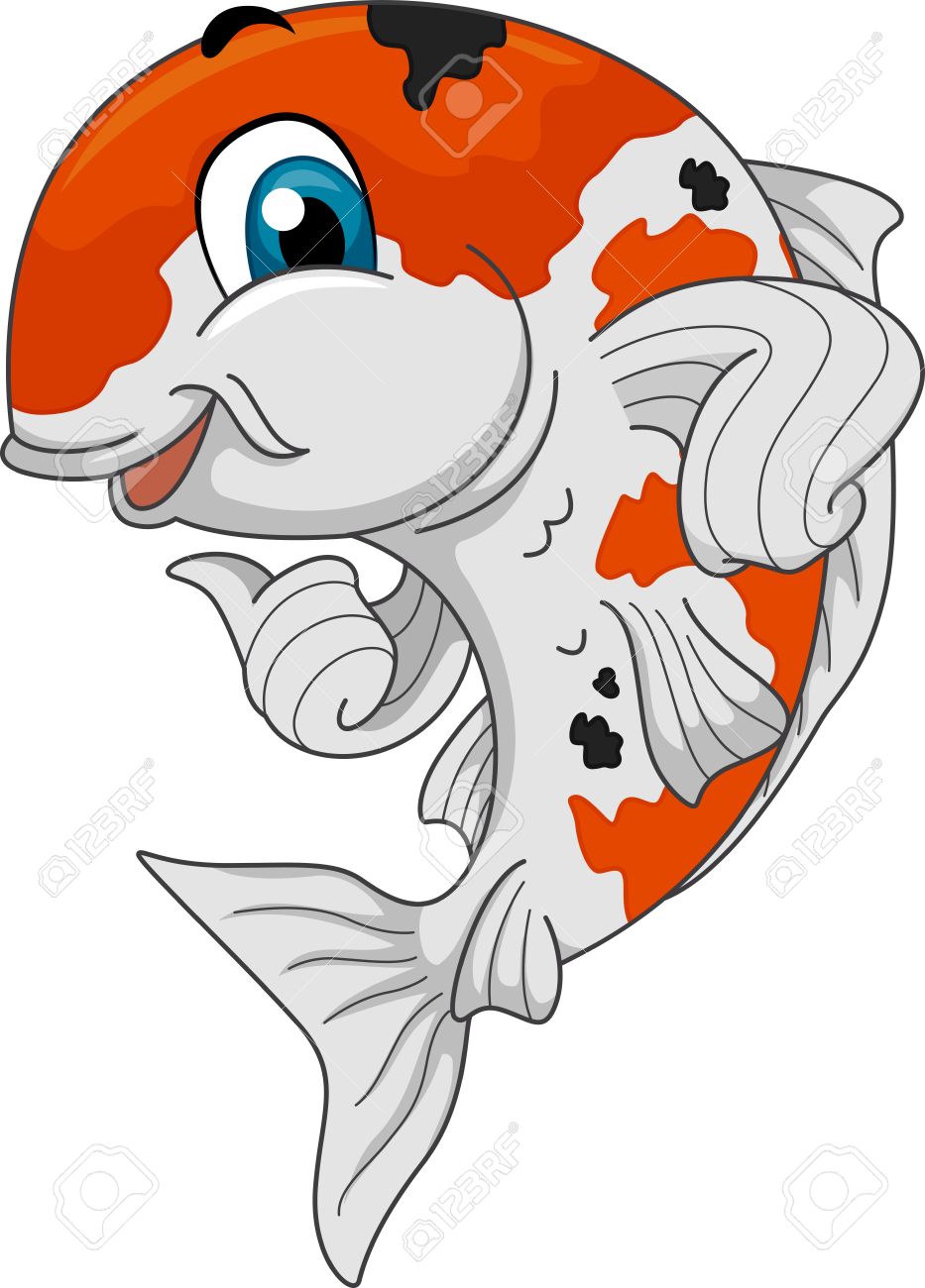 Ikan Koi Kartun - Hobi Mancing
