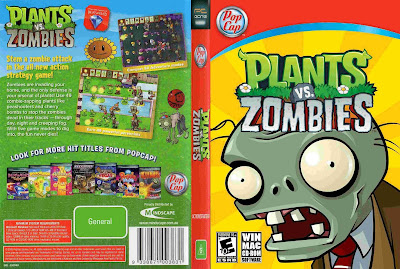 Jogo Plants vs. Zombies PC DVD Capa