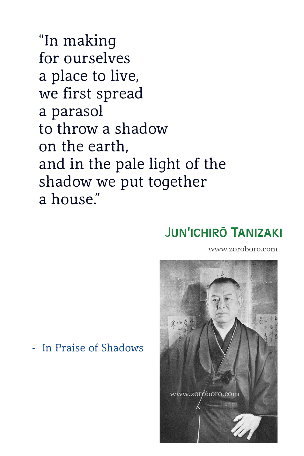 Junichiro Tanizaki Quotes, Junichiro Tanizaki In Praise of Shadows Quotes, Junichiro Tanizaki Books, Jun'ichirō Tanizaki Some Prefer Nettles Quotes.