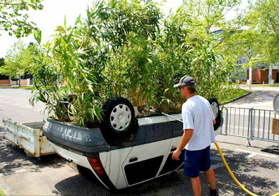 pasu kitar semula dari bahan terbuang 