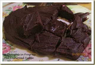 Old-Fashioned Fudge