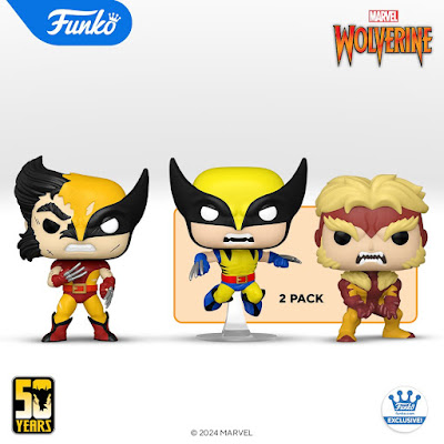 Wolverine 50th Anniversary Pop! Marvel Vinyl Figures by Funko