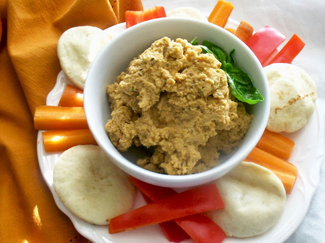 Lemony Basil Hummus