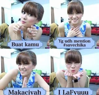 gara-gara hashtag #Savechika, kontrak chika jessica di hitam putih diperpanjang?