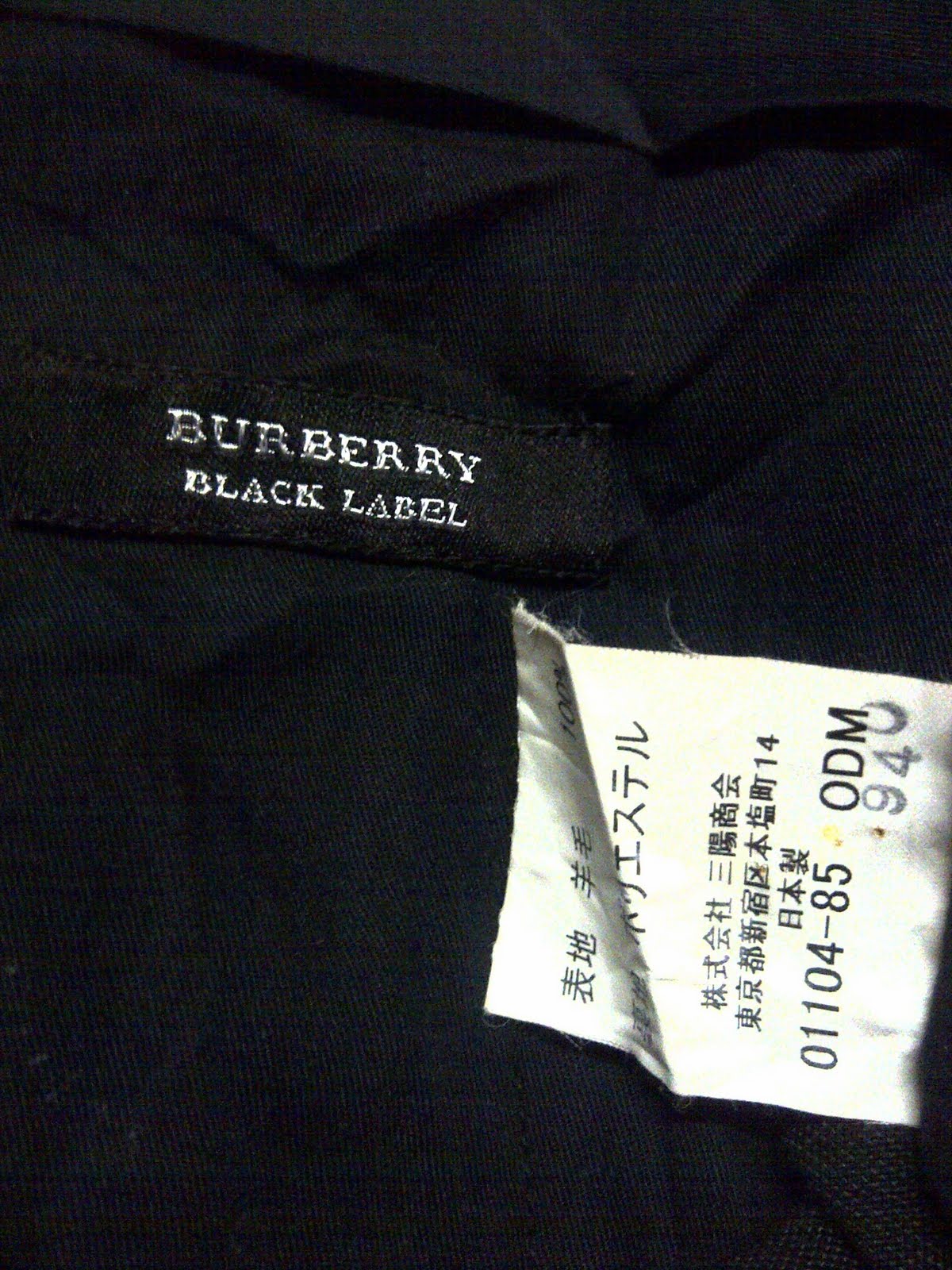 The Scandalist Burberry Black Label Chino Pants