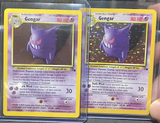 Mirror Holo error Pokemon card