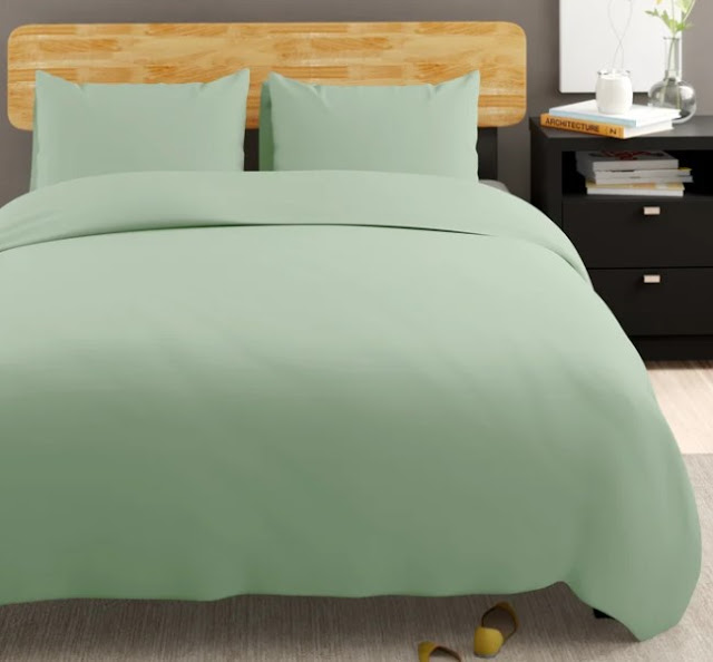 sage green duvet cover