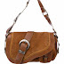 Authentic Christian Dior Suede Gaucho Saddle Bag Brown