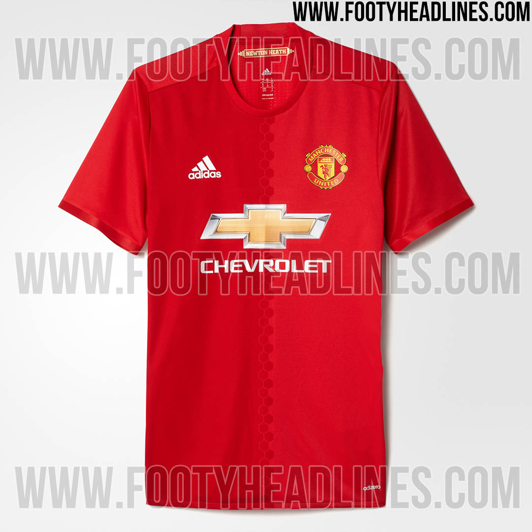 Manchester United 1617 Home Kit Leaked  Footy Headlines