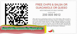 Free Printable Chili's Coupons