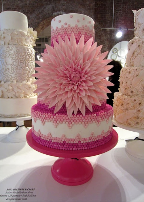  Cool Things for Weddings Colored Wedding Cake Stands When that silver 