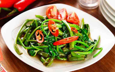 Resep Cah Kangkung Saos Tiram Uenak Rasa Restoran