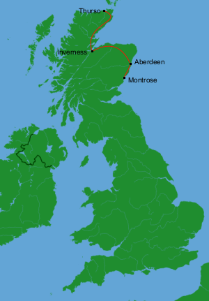 Britain by Bus Day 1: Thurso to Montrose