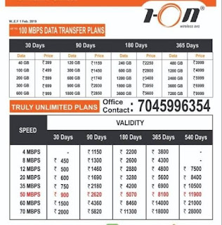 I-On internet plans