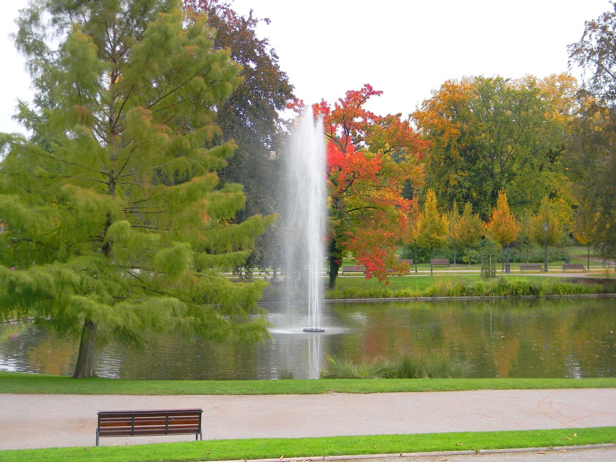 Parc de l'Orangerie, Strasbourg en automne