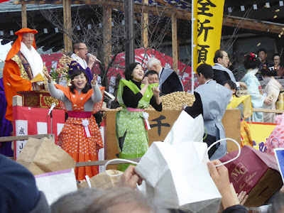 成田山節分祭 百田夏菜子 土村芳 豆まき