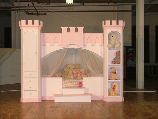 Girls Castle Bunk Bed