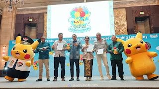 Emma-Penanda tanganan Kesepakatan Kerjasama antara Pokemon Air Adventures dengan Indonesia