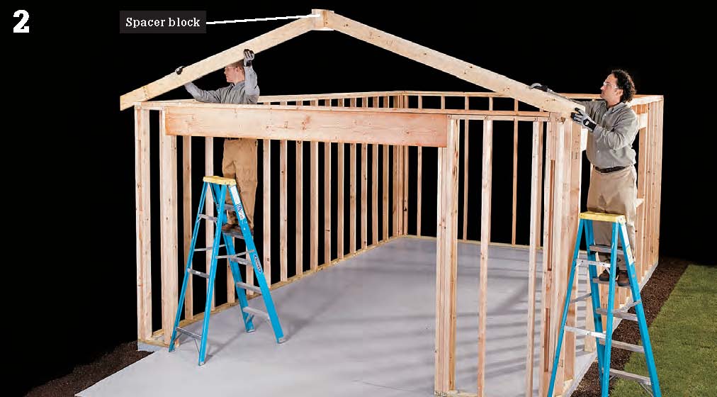 DIY FYI: Step-by-Step: How to Install Garage Roof Framing