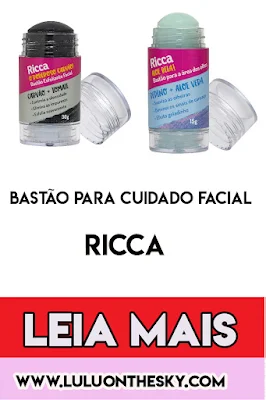 Bastões para Cuidados Faciais Ricca