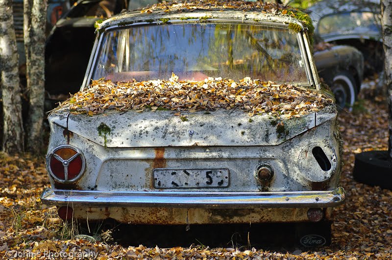 Autumn in B stn s II Car Cemetery Old Rusty Cars